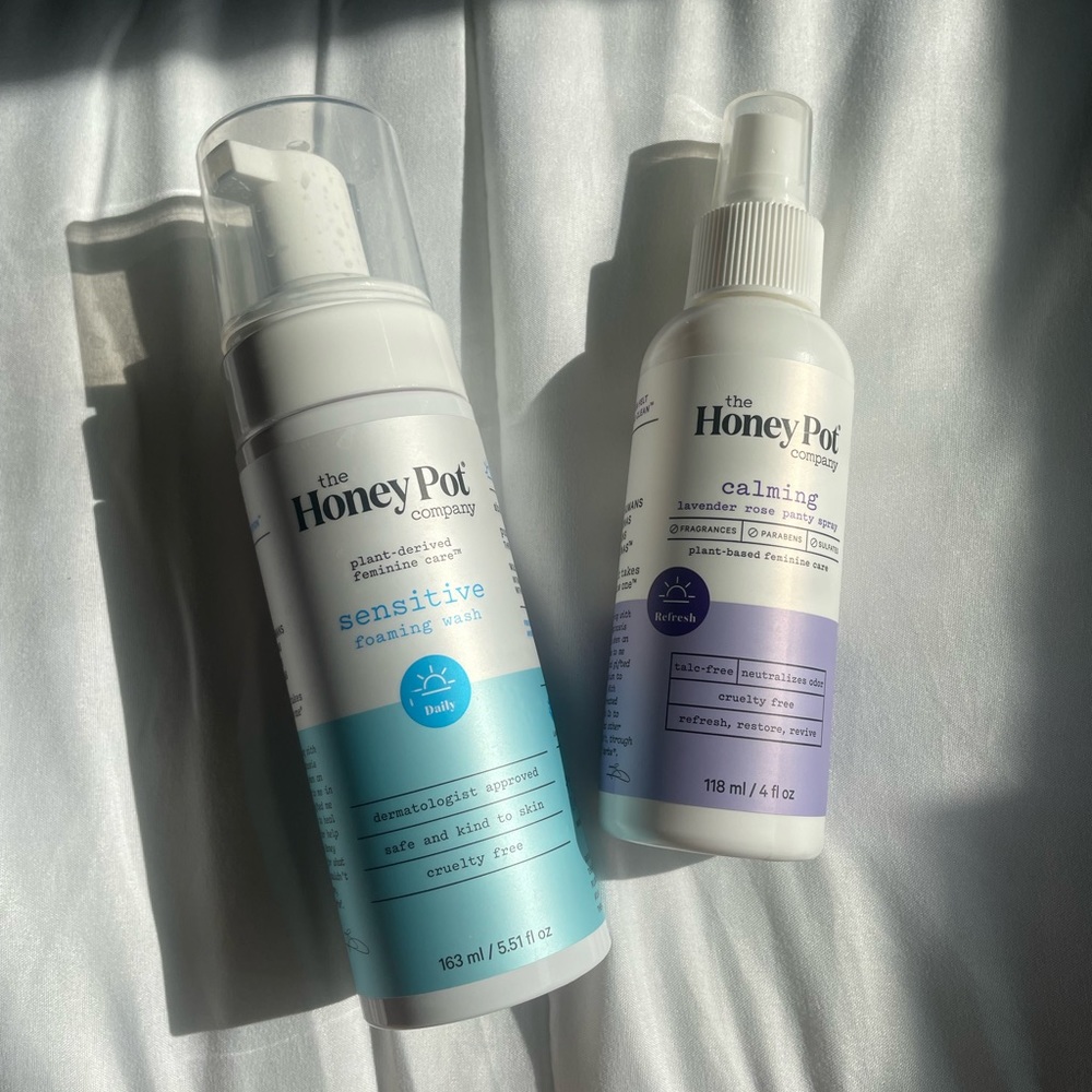 THE HONEY POT feminine sensitive foaming wash & lavender panties spray